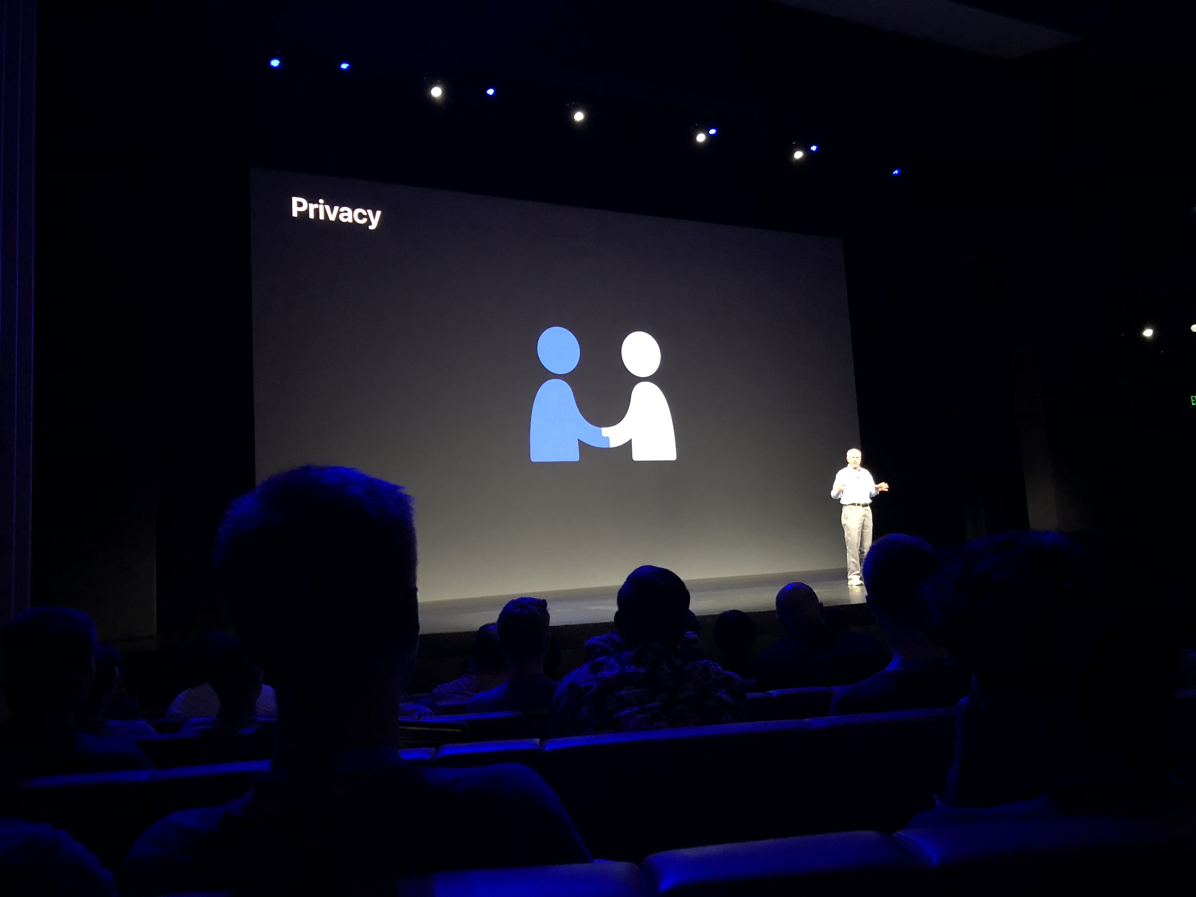 Inside the Steve Jobs Theater: That GDPR privacy symbol